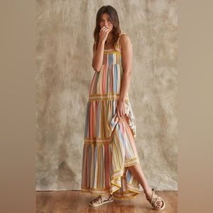 *Zimmermann look alike!* By Together striped maxi dress. Size S